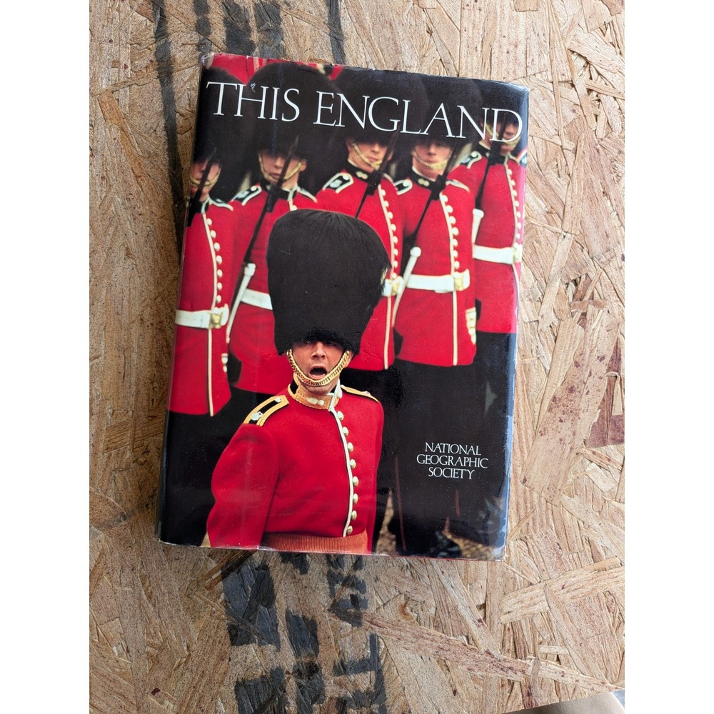 This England National Geographic Society Hardcover Vintage History Travel Book